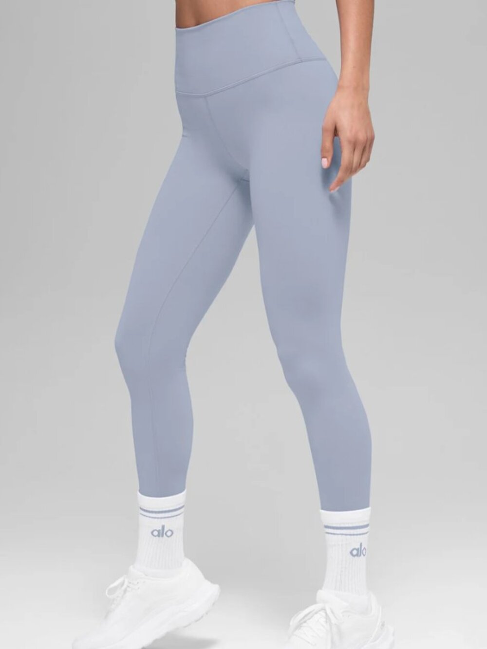 Alo 7/8 High-Waist Airbrush Leggings In Winter Frost - Women's Size Small - NWT